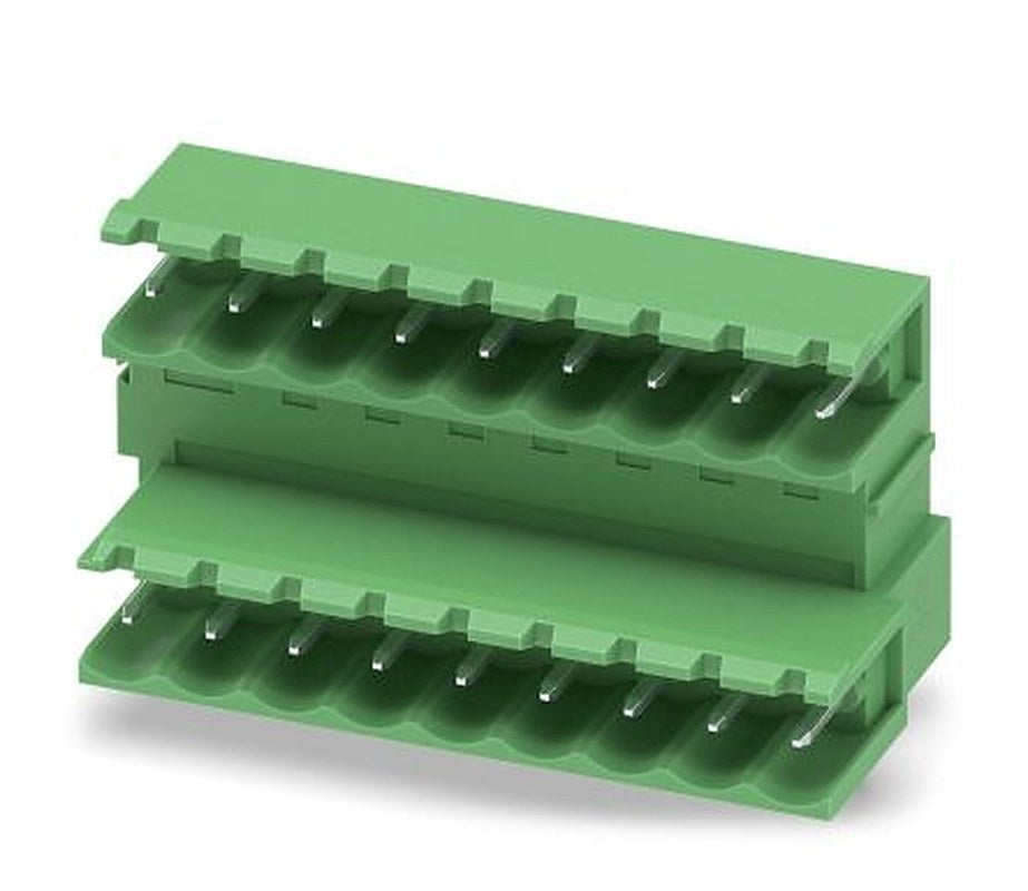 Phoenix Contact MDSTB 2.5/ 9-G Series Pluggable Terminal Block, 9 Contact(s), 5 mm Pitch, 2 Row