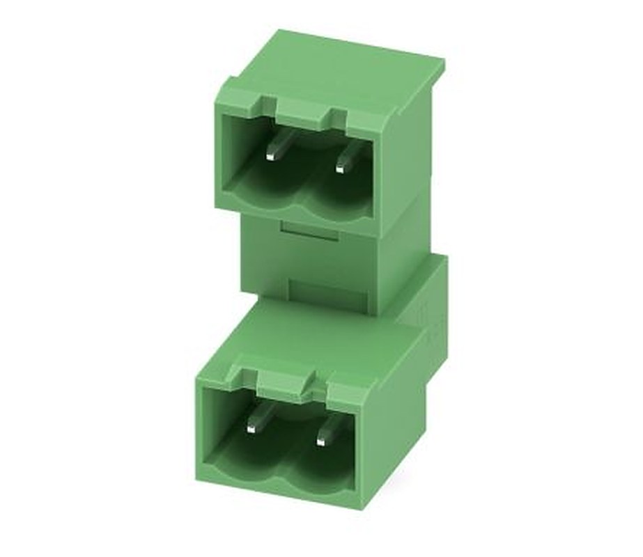 Phoenix Contact MDSTBA 2.5/ 2-G Series Pluggable Terminal Block, 2 Contact(s), 5 mm Pitch, 2 Row