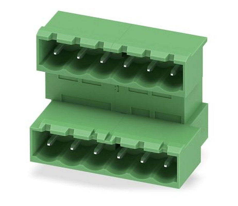 Phoenix Contact MDSTBA 2.5/ 6-G Series Pluggable Terminal Block, 6 Contact(s), 5 mm Pitch, 2 Row