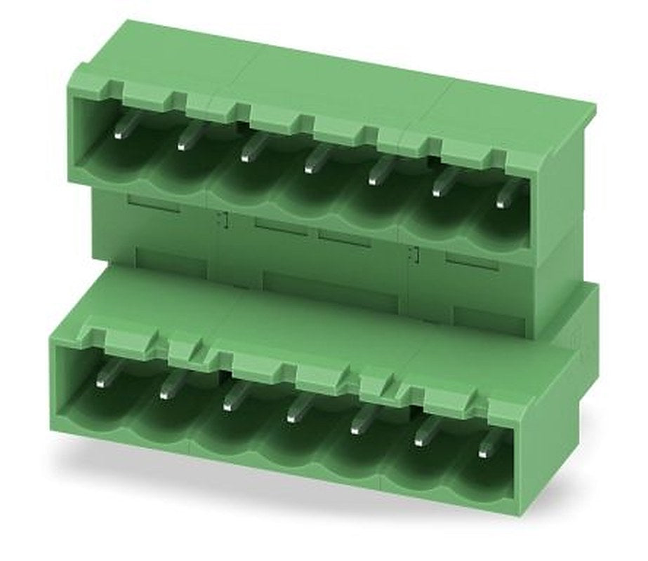 Phoenix Contact MDSTBA 2.5/ 7-G Series Pluggable Terminal Block, 7 Contact(s), 5 mm Pitch, 2 Row