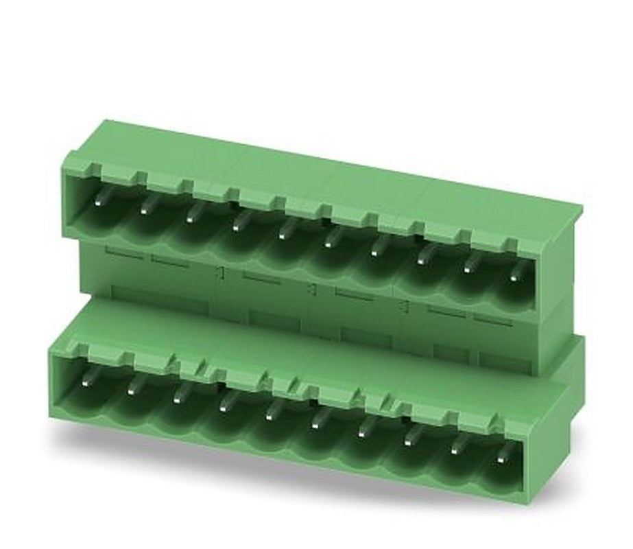 Phoenix Contact MDSTBA 2.5/10-G Series Pluggable Terminal Block, 10 Contact(s), 5 mm Pitch, 2 Row