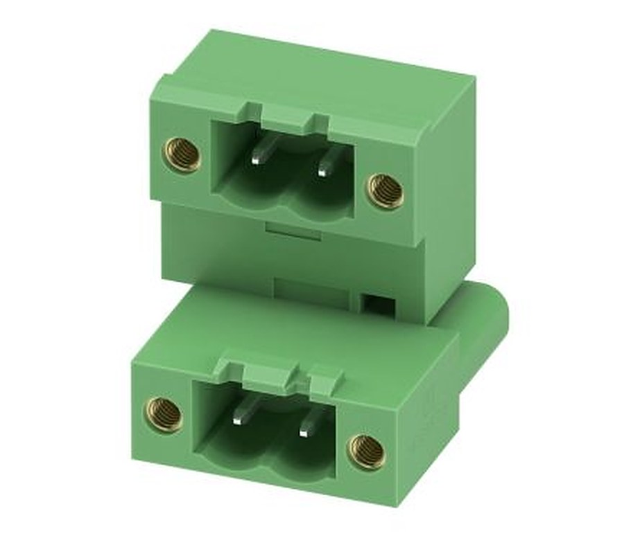 Phoenix Contact MDSTB 2.5/ 2-GF Series Pluggable Terminal Block, 2 Contact(s), 5 mm Pitch, 2 Row