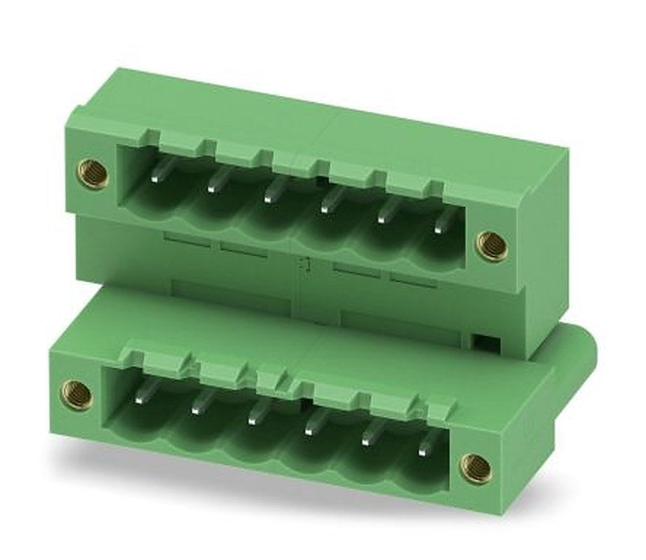 Phoenix Contact MDSTB 2.5/ 6-GF Series Pluggable Terminal Block, 6-Contact, 5 mm Pitch, 2 Row, 1846739