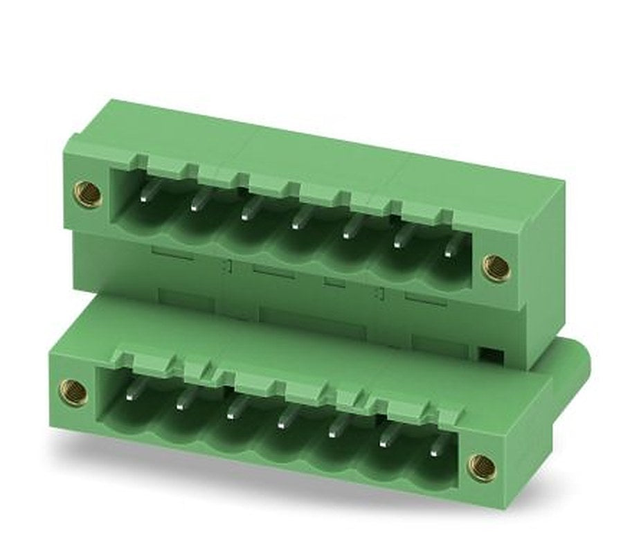 Phoenix Contact MDSTB 2.5/ 7-GF Series Pluggable Terminal Block, 7 Contact(s), 5 mm Pitch, 2 Row