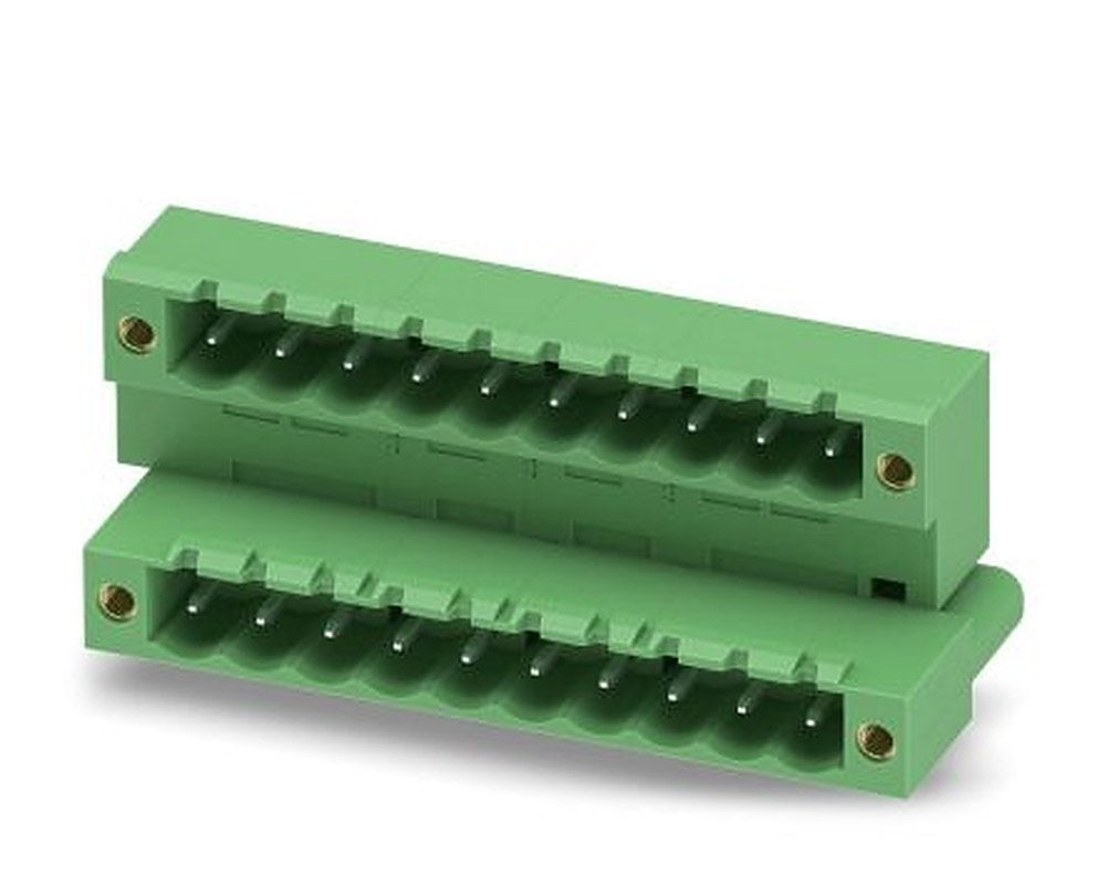 Phoenix Contact MDSTB 2.5/10-GF Series Pluggable Terminal Block, 10-Contact, 5 mm Pitch, 2 Row, 1846771