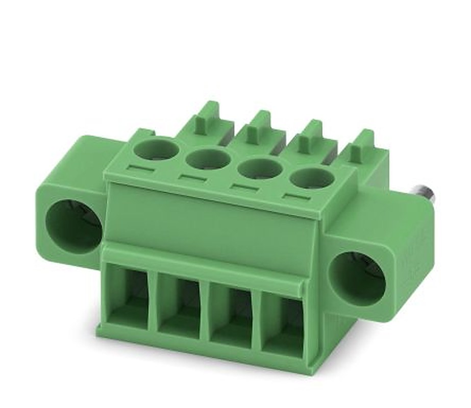 Phoenix Contact 5, 5/4-STF-3, MC 1 Series Pluggable Terminal Block, 4-Contact, 3.5 mm Pitch, 1 Row, 1847071