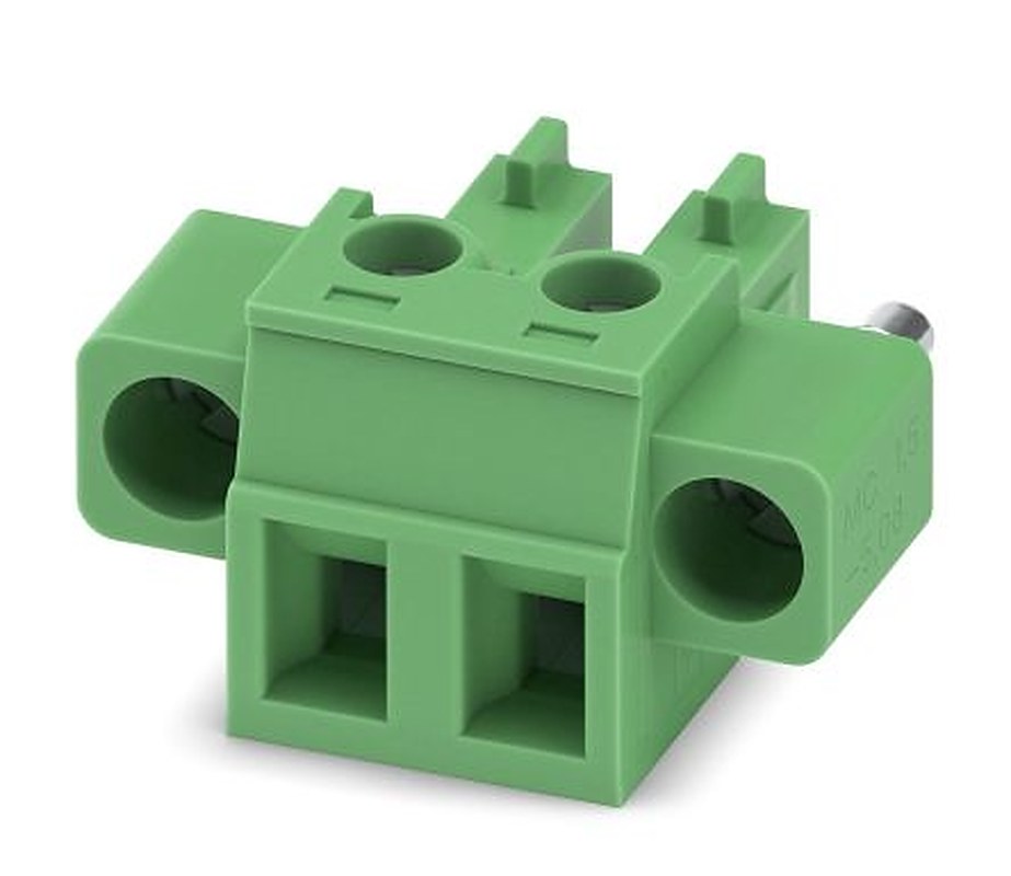 Phoenix Contact Pluggable Terminal Block, 2-Contact, 5.08 mm Pitch, 1 Row, 1847356