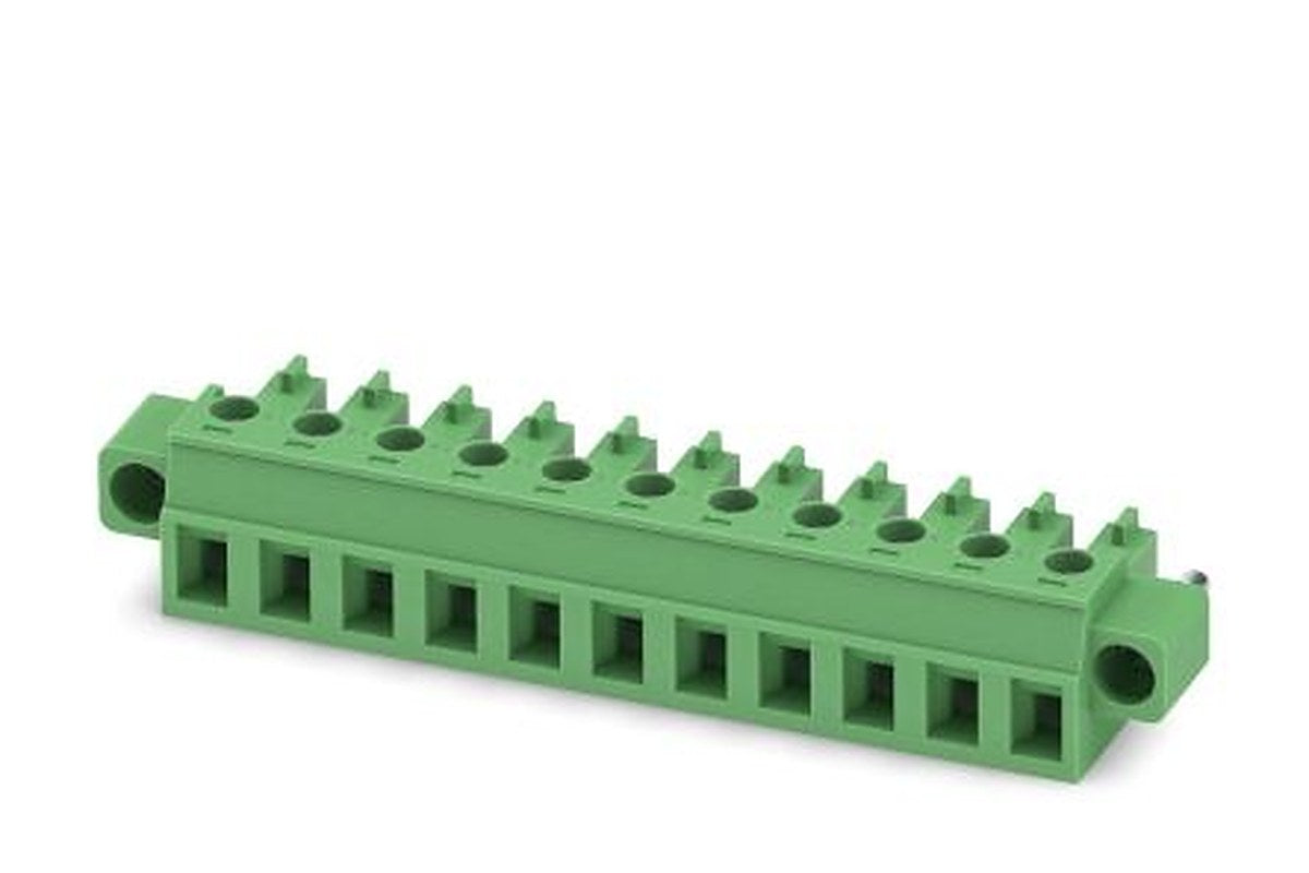 Phoenix Contact MC 1.5/11-STF-5.08 Series Pluggable Terminal Block, 11-Contact, 5.08 mm Pitch, 1 Row, 1847440