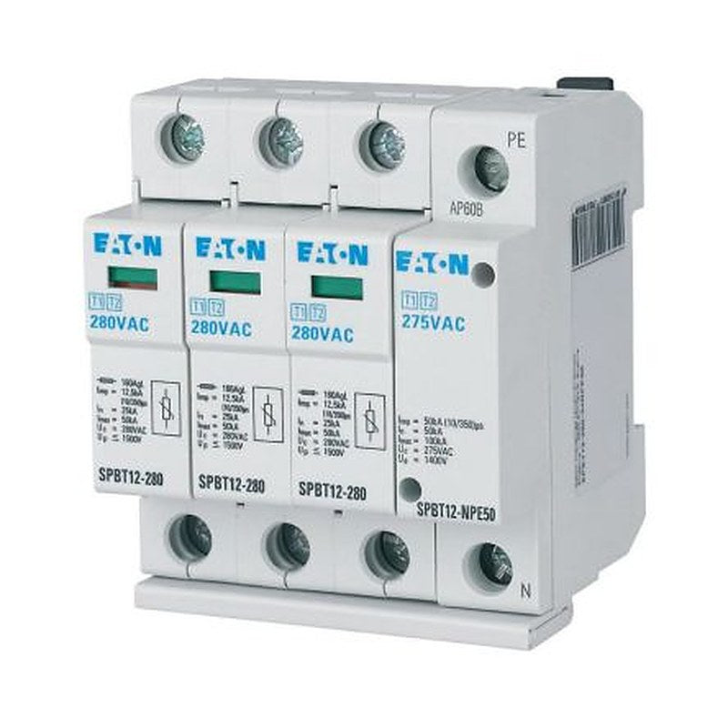 Eaton Surge Protector, 12.5 kA, 1.5 kV, DIN Rail