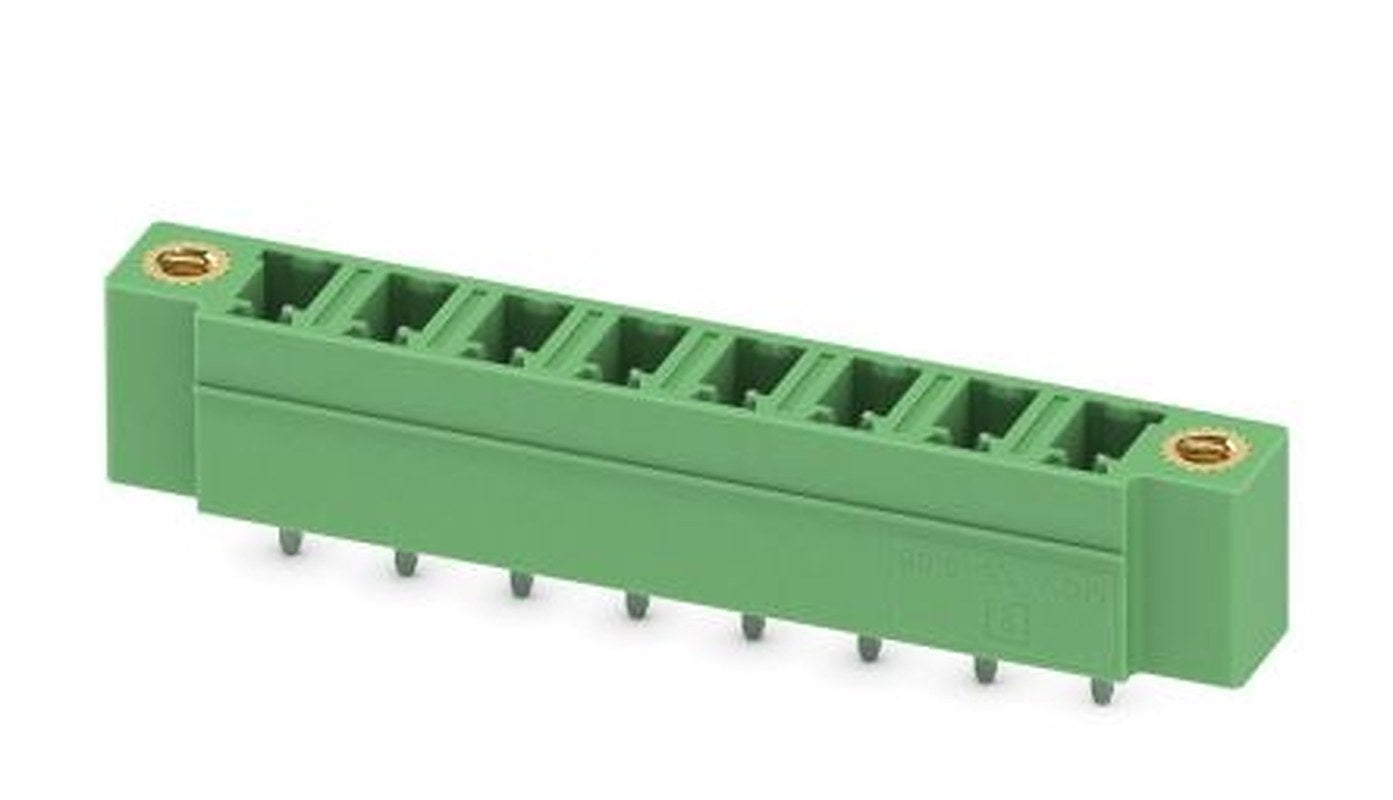 Phoenix Contact MCV 1.5/ 8-GF-5.08 Series Pluggable Terminal Block, 8-Contact, 5.08 mm Pitch, 1 Row, 1847673