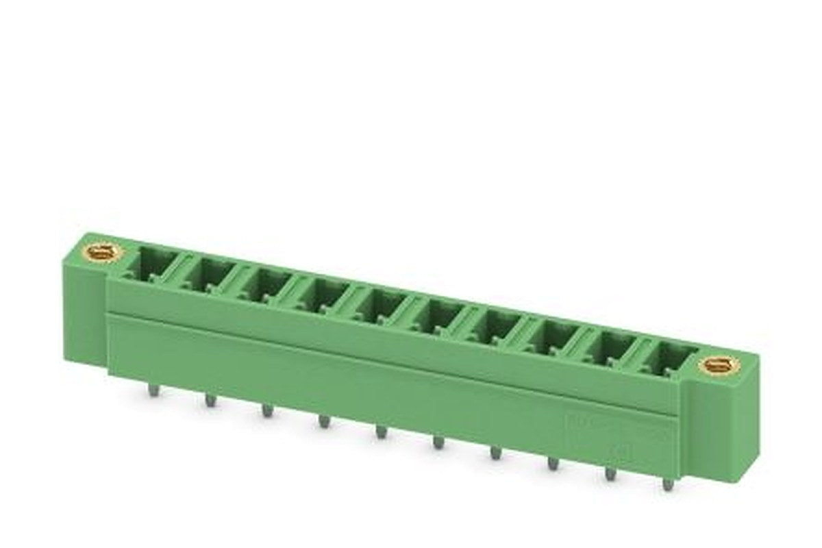 Phoenix Contact MCV 1.5/10-GF-5.08 Series Pluggable Terminal Block, 10 Contact(s), 5.08 mm Pitch, 1 Row