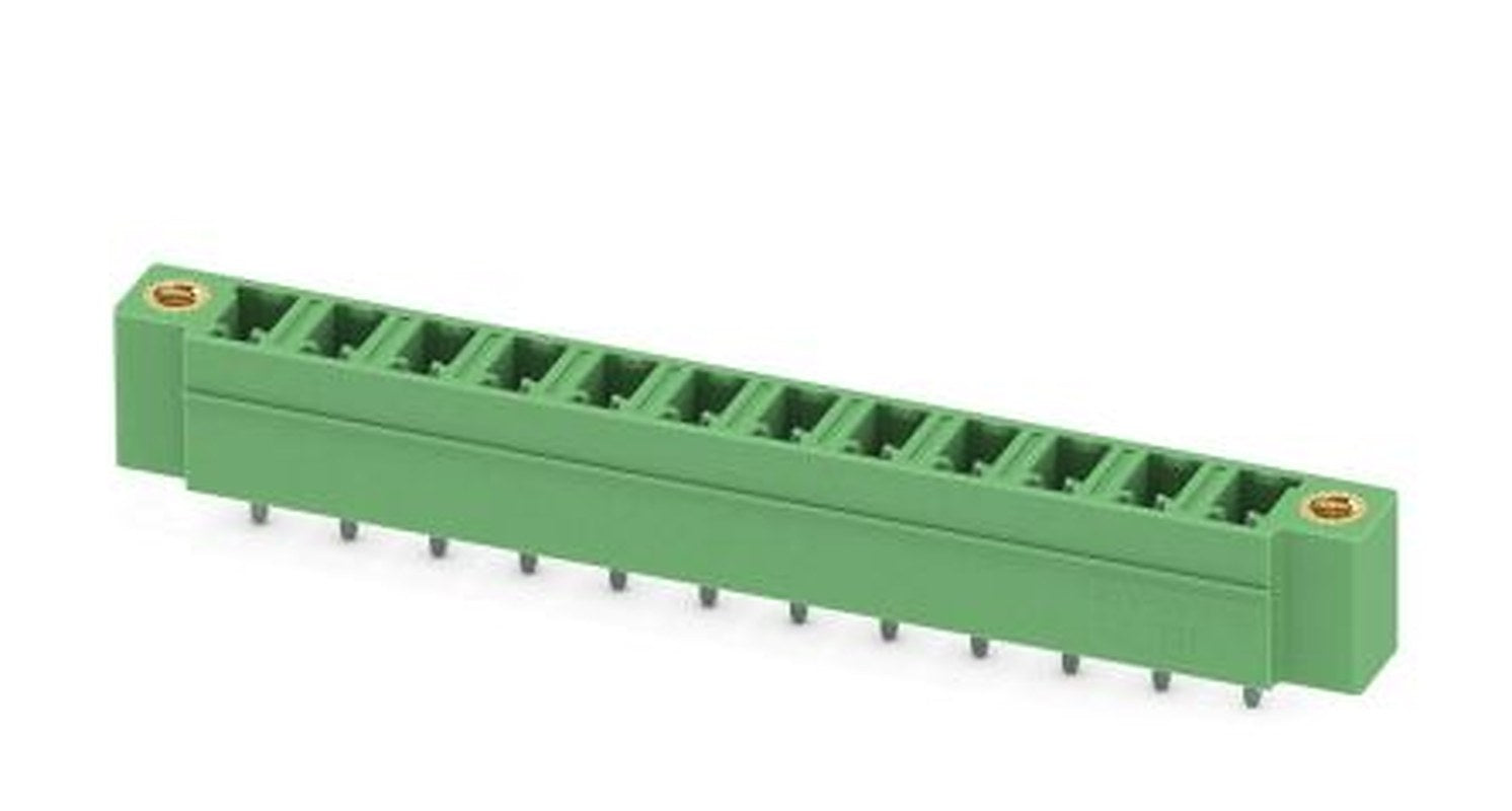 Phoenix Contact MCV 1.5/12-GF-5.08 Series Pluggable Terminal Block, 12 Contact(s), 5.08 mm Pitch, 1 Row
