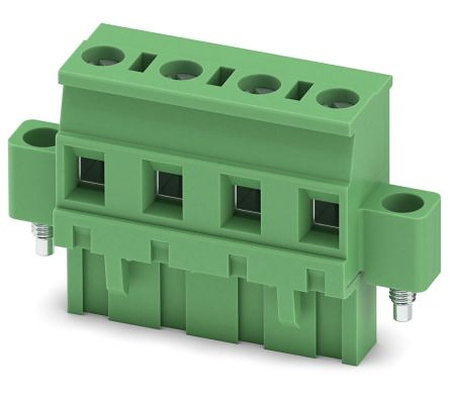 Phoenix Contact GMVSTBR 2.5/4-STF-7.62 Series PCB Terminal Block, 4-Contact, 7.62 mm Pitch, 1 Row, 1847903