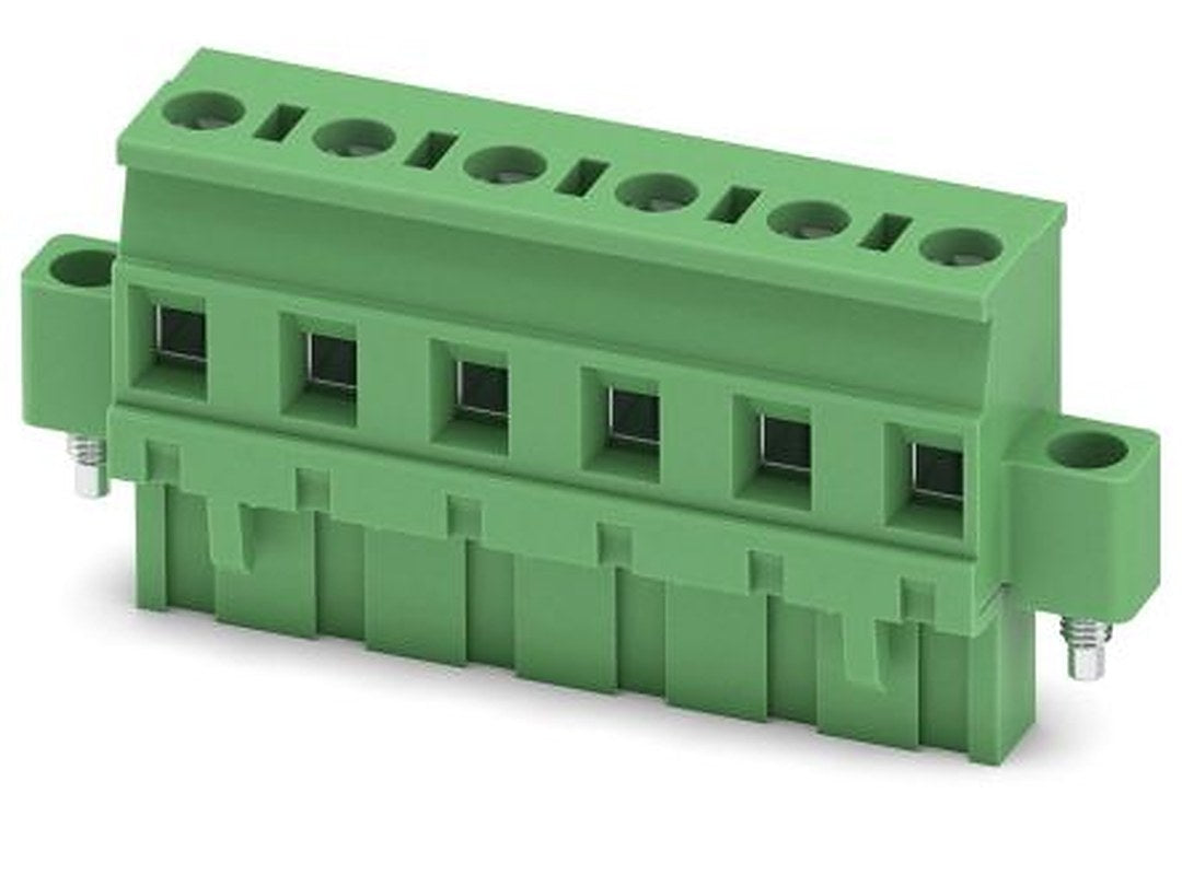 Phoenix Contact GMVSTBR 2.5/6-STF-7.62 Series PCB Terminal Block, 6-Contact, 7.62 mm Pitch, 1 Row, 1847929