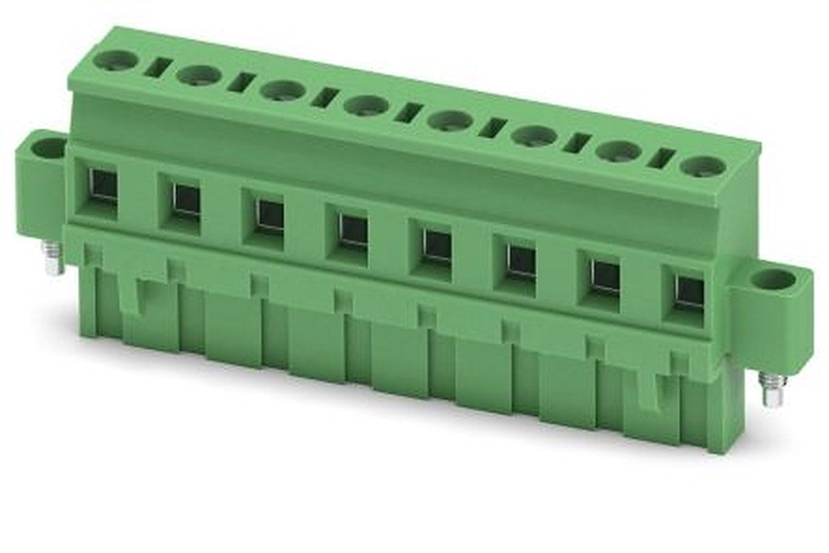 Phoenix Contact GMVSTBR 2.5/8-STF-7.62 Series PCB Terminal Block, 8-Contact, 7.62 mm Pitch, 1 Row, 1847945