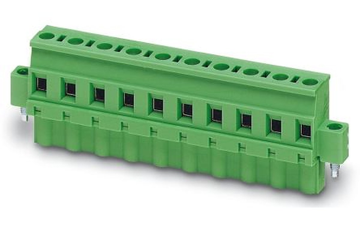 Phoenix Contact GMVSTBW 2.5/7-STF-7.62 Series PCB Terminal Block, 7-Contact, 7.62 mm Pitch, 1 Row, 1848041
