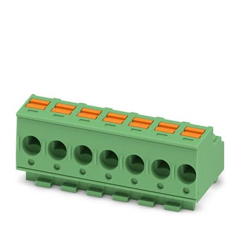 Phoenix Contact PTS Series Pluggable Terminal Block, 7-Contact, 5 mm Pitch, 1 Row, 1848587