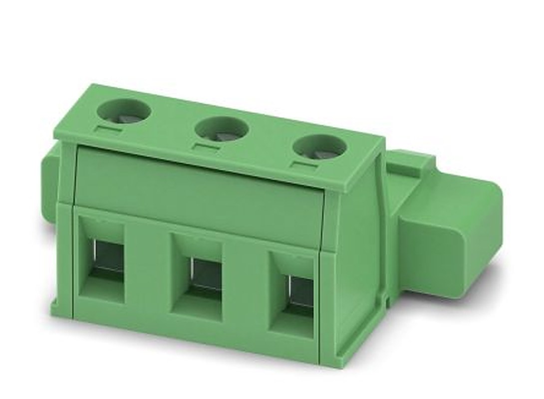 Phoenix Contact GIC 2.5/ 3-STGF-7.62 Series Pluggable Terminal Block, 3-Contact, 7.62 mm Pitch, 1 Row, 1849891