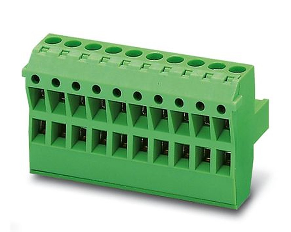 Phoenix Contact TMSTBP 2.5/7-ST-5.08 Series Pluggable Terminal Block, 7-Contact, 5.08 mm Pitch, 1 Row, 1853065