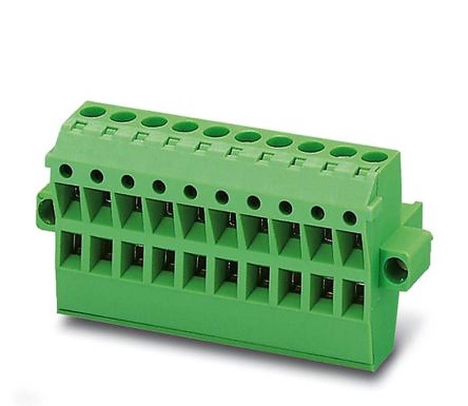 Phoenix Contact TMSTBP 2.5/9-STF-5.08 Series Pluggable Terminal Block, 9-Contact, 5.08 mm Pitch, 1 Row, 1853175