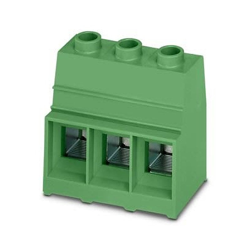 Phoenix Contact MKDSP Series PCB Terminal Block, 3-Contact, 17.5 mm Pitch, Wave Soldering Mount, 1 Row