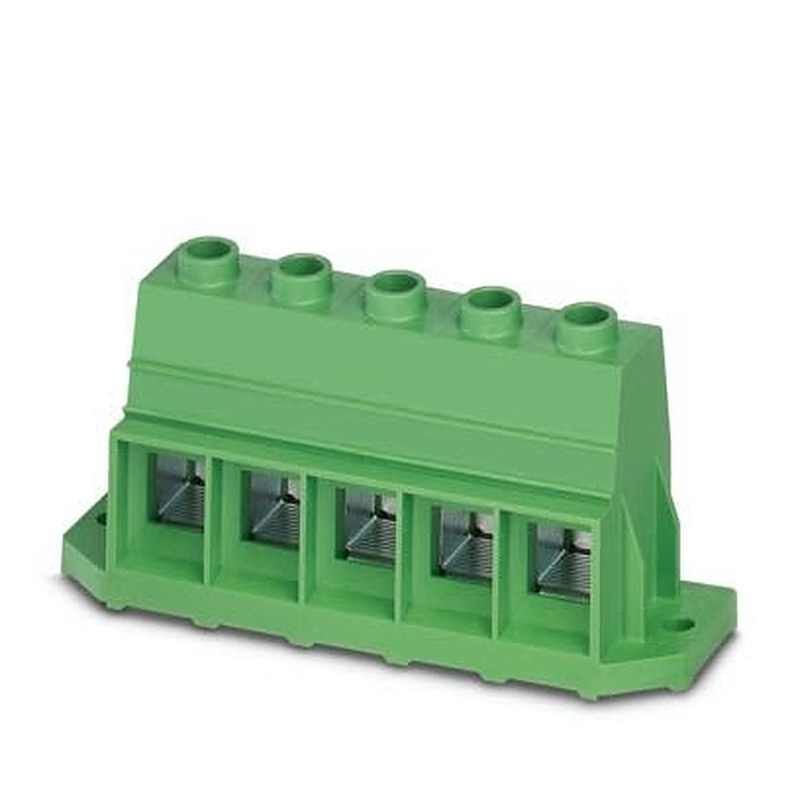 Phoenix Contact MKDSP Series PCB Terminal Block, 5-Contact, 17.5 mm Pitch, Wave Soldering Mount, 1 Row