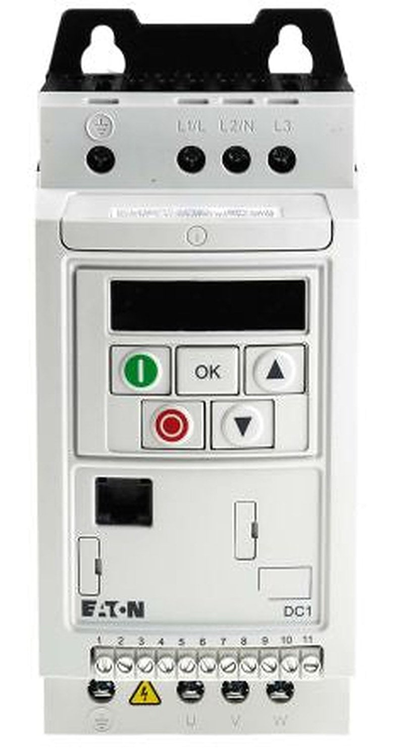 Eaton Inverter Drive, 0.75 kW, 3 Phase, DC1 Series 480V 3.3 A