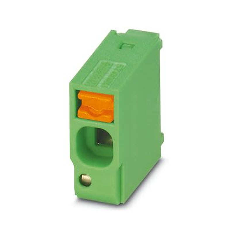 Phoenix Contact FKDSO 2 Series PCB Terminal Block, 1-Contact, 5 mm Pitch, Wave Soldering Mount, 1 Row