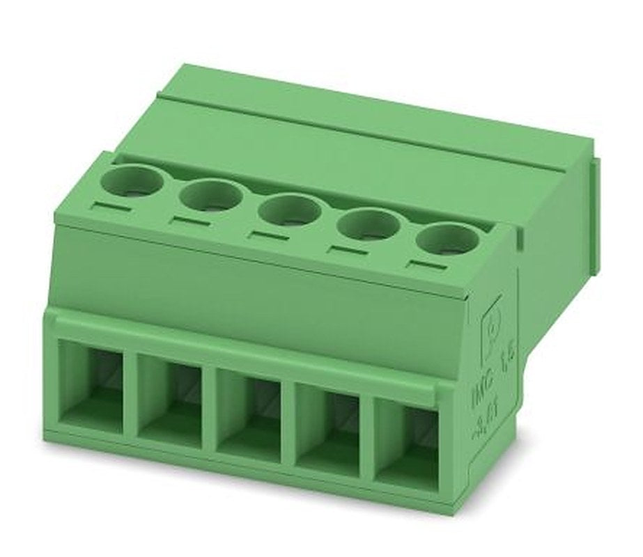 Phoenix Contact IMC 1.5/5-ST-3.81 Series Pluggable Terminal Block, 5-Contact, 3.81 mm Pitch, 1 Row