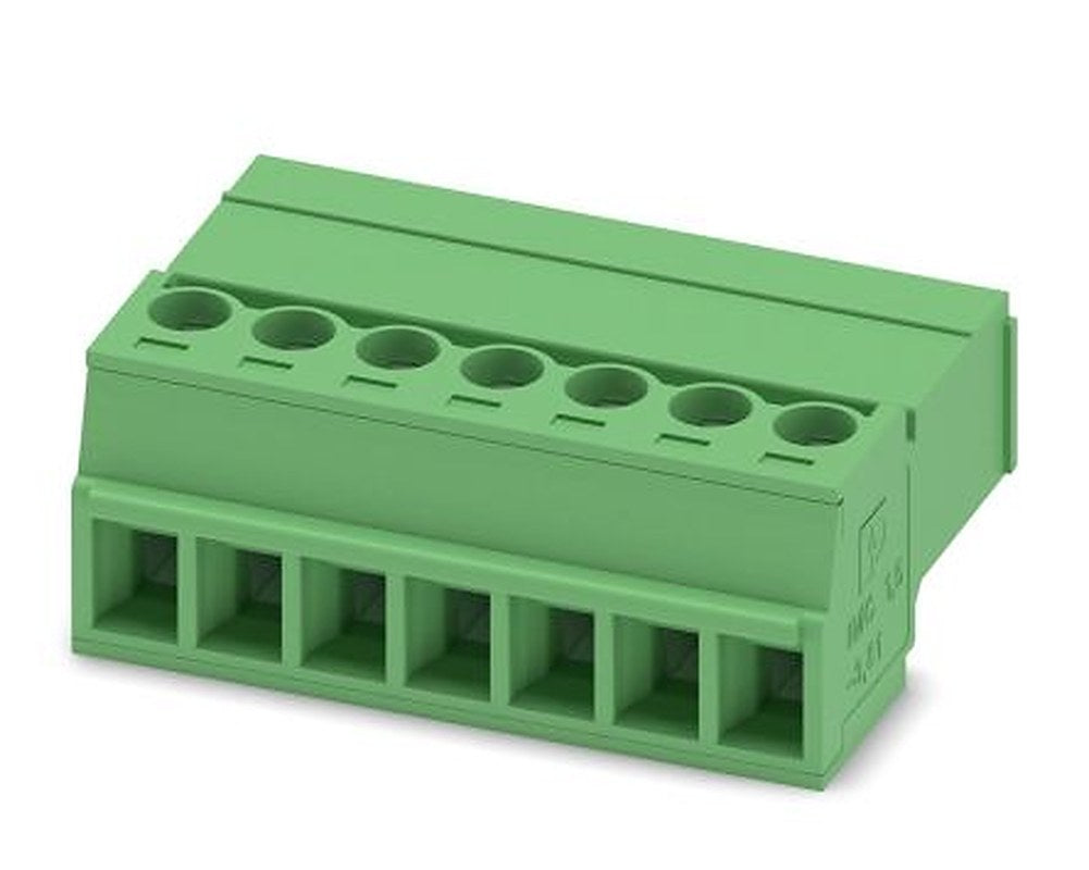 Phoenix Contact IMC 1.5/7-ST-3.81 Series Pluggable Terminal Block, 7-Contact, 3.81 mm Pitch, 1 Row, 1857935
