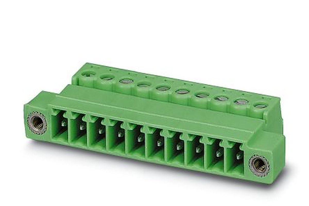 Phoenix Contact IMC 1.5/2-STGF-3.81 Series Pluggable Terminal Block, 2-Contact, 3.81 mm Pitch, 1 Row
