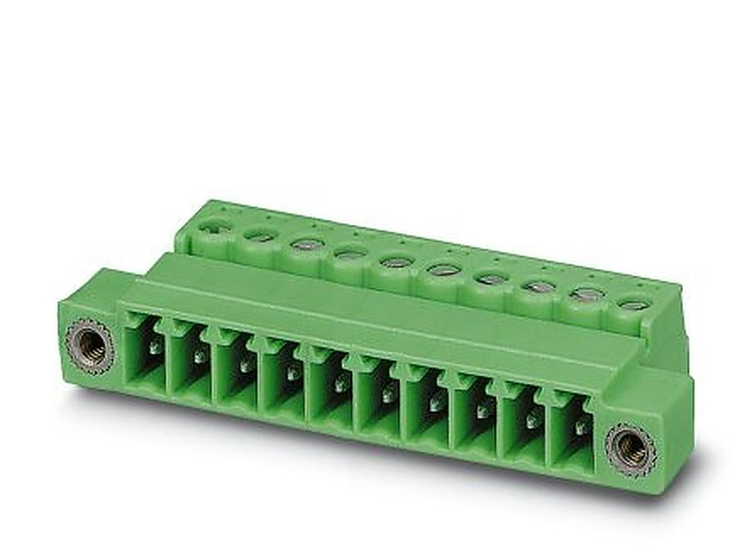 Phoenix Contact IMC 1.5/7-STGF-3.81 Series Pluggable Terminal Block, 7-Contact, 3.81 mm Pitch, 1 Row, 1858086