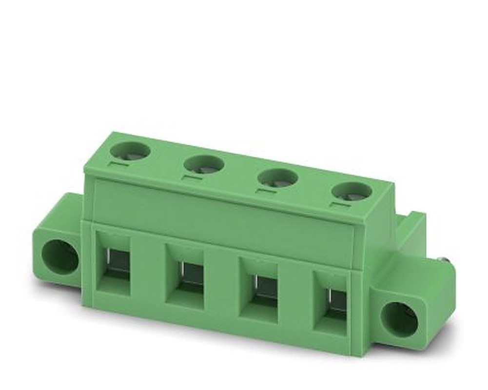Phoenix Contact GMSTB 2.5/4-STF-7.62 Series Pluggable Terminal Block, 4-Contact, 7.62 mm Pitch, 1 Row