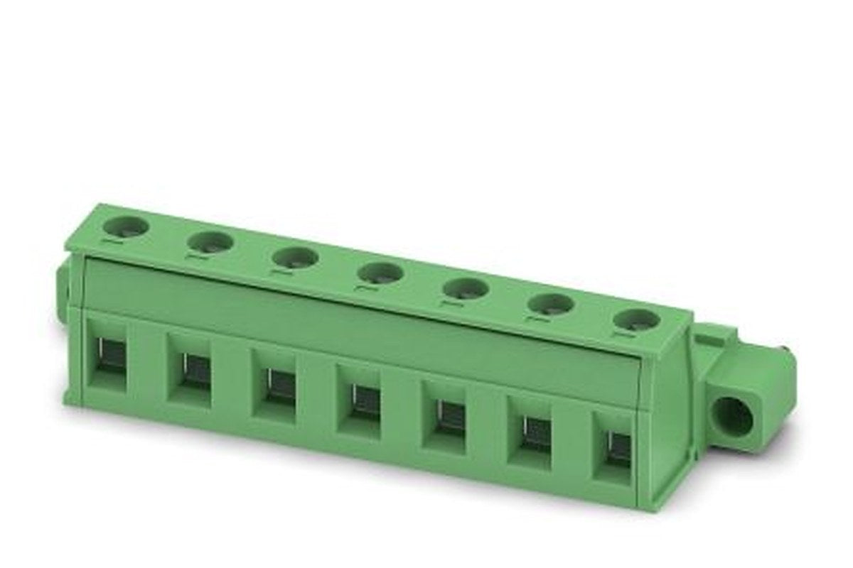 Phoenix Contact GIC 2.5/7-STF-7.62 Series Pluggable Terminal Block, 7-Contact, 7.62 mm Pitch, 1 Row, 1858921