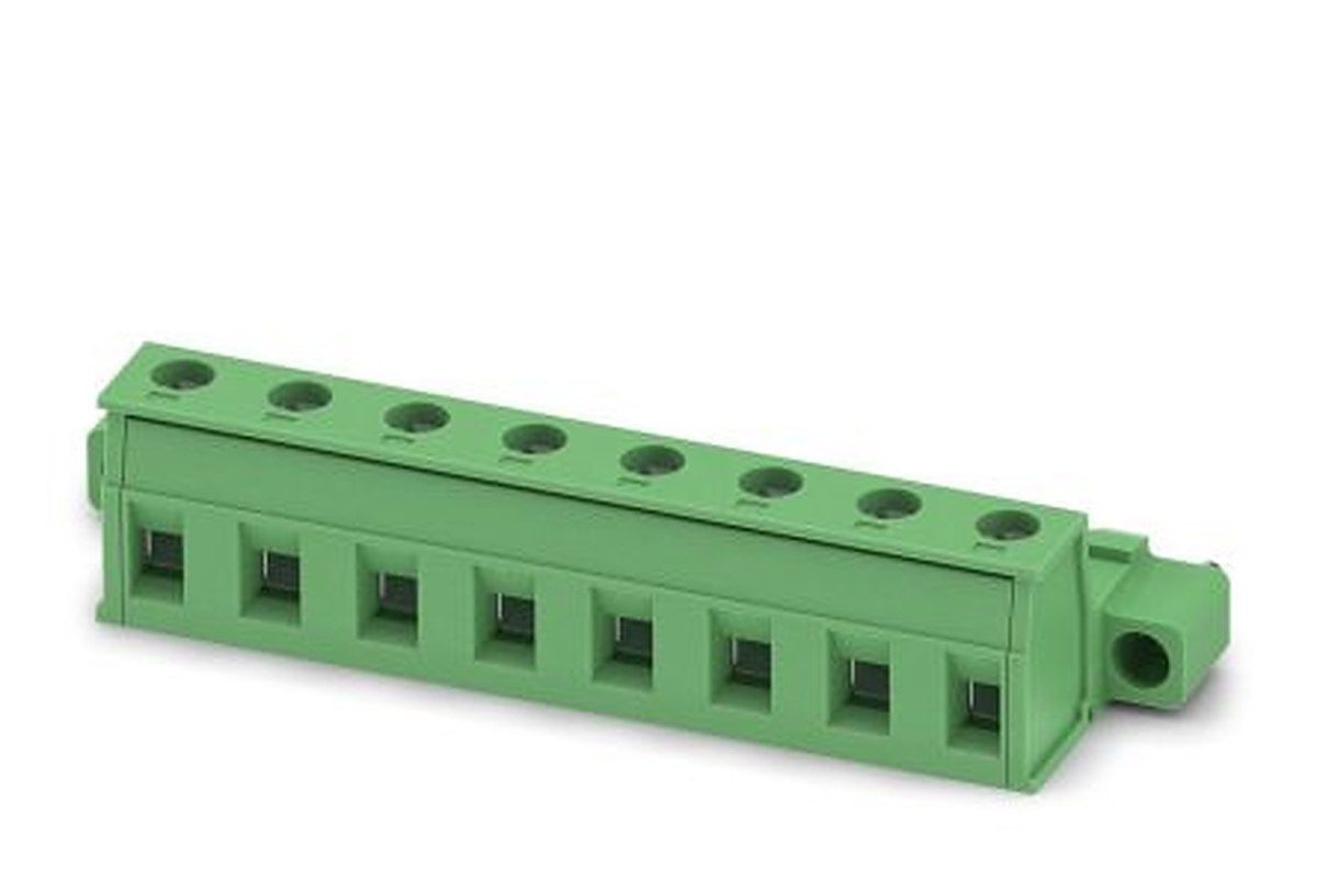 Phoenix Contact GIC 2.5/8-STF-7.62 Series Pluggable Terminal Block, 8-Contact, 7.62 mm Pitch, 1 Row, 1858934