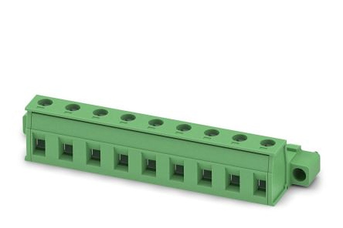 Phoenix Contact GIC 2.5/9-STF-7.62 Series Pluggable Terminal Block, 9-Contact, 7.62 mm Pitch, 1 Row, 1858947