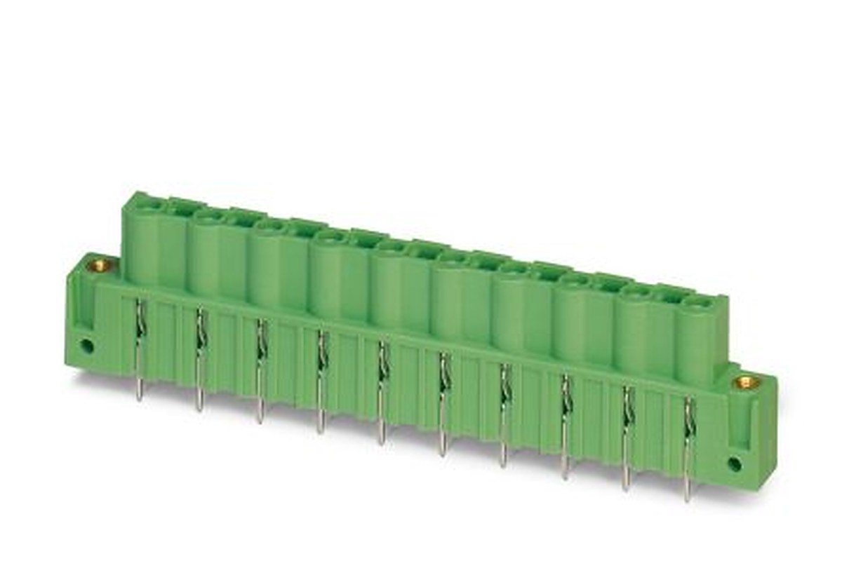 Phoenix Contact GICV 2.5/ 5-GF-7.62 Series Pluggable Terminal Block, 5-Contact, 7.62 mm Pitch, 1 Row, 1859124