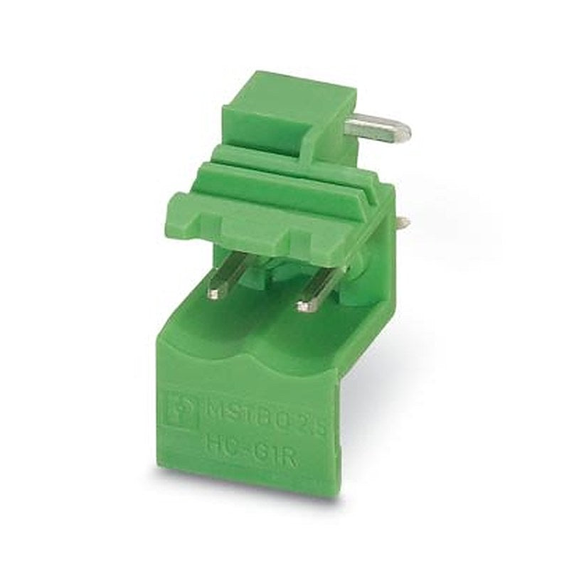 Phoenix Contact Perpendicular Solder PCB Header, 2 Contact(s), 5 mm Pitch, 1 Row, Shrouded
