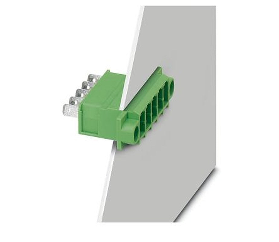 Phoenix Contact DFK-PC 4/ 7-G-7.62-FS4.8 Series Straight Pluggable Terminal Block, 7 Contact(s), 7.62 mm Pitch, 1 Row