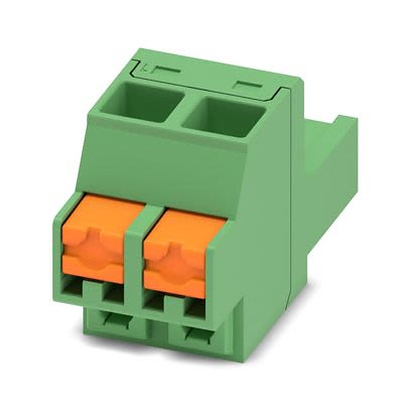 Phoenix Contact FKCOR Series Pluggable Terminal Block, 2-Contact, 5.08 mm Pitch, 1 Row, 1861234