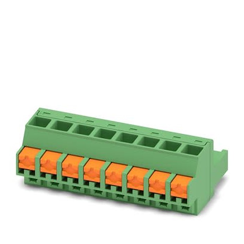 Phoenix Contact FKCOR Series Pluggable Terminal Block, 8-Contact, 5.08 mm Pitch, 1 Row, 1861292