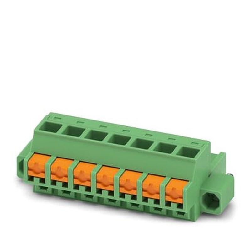 Phoenix Contact FKCOR Series Pluggable Terminal Block, 7-Contact, 5.08 mm Pitch, 1 Row, 1861519