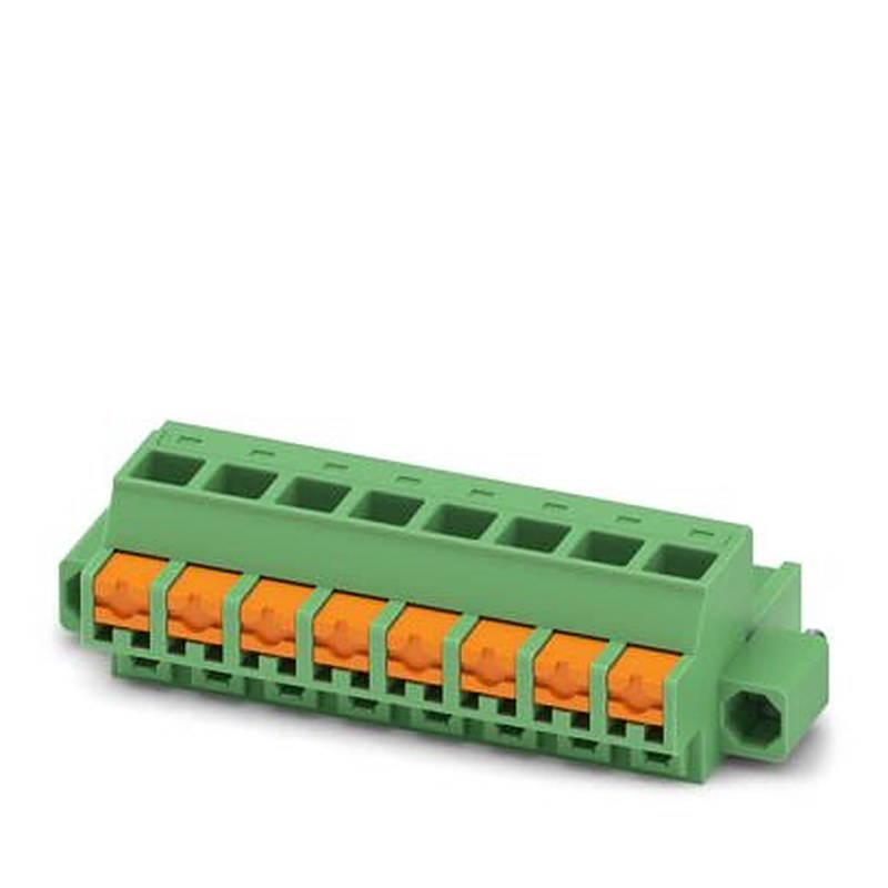 Phoenix Contact FKCOR Series Pluggable Terminal Block, 8-Contact, 5.08 mm Pitch, 1 Row, 1861522