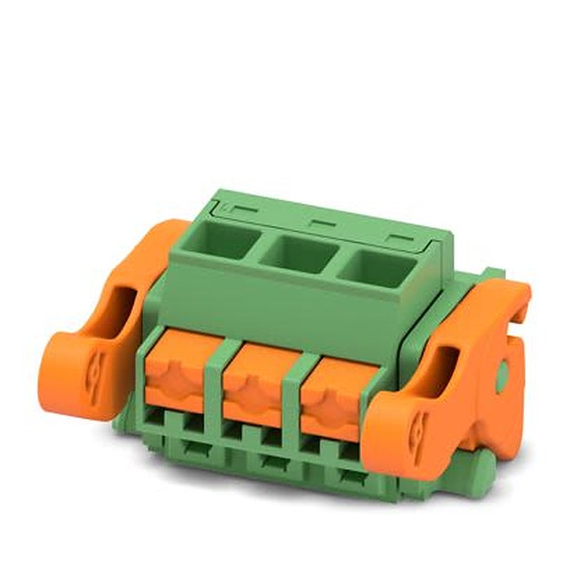 Phoenix Contact FKCOR Series Pluggable Terminal Block, 3-Contact, 5.08 mm Pitch, 1 Row, 1861700