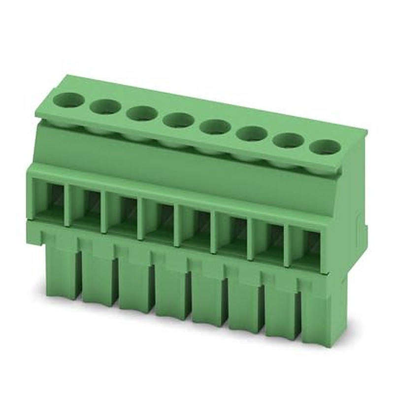 Phoenix Contact PCB Terminal Block, 8-Contact, 3.5 mm Pitch, Push-in, 1 Row Socket