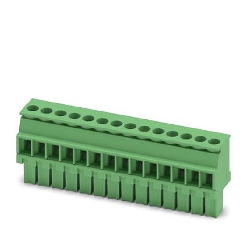 Phoenix Contact MCVW 1 Series PCB Connector, 14-Contact, 3.5 mm Pitch, 1 Row Screw