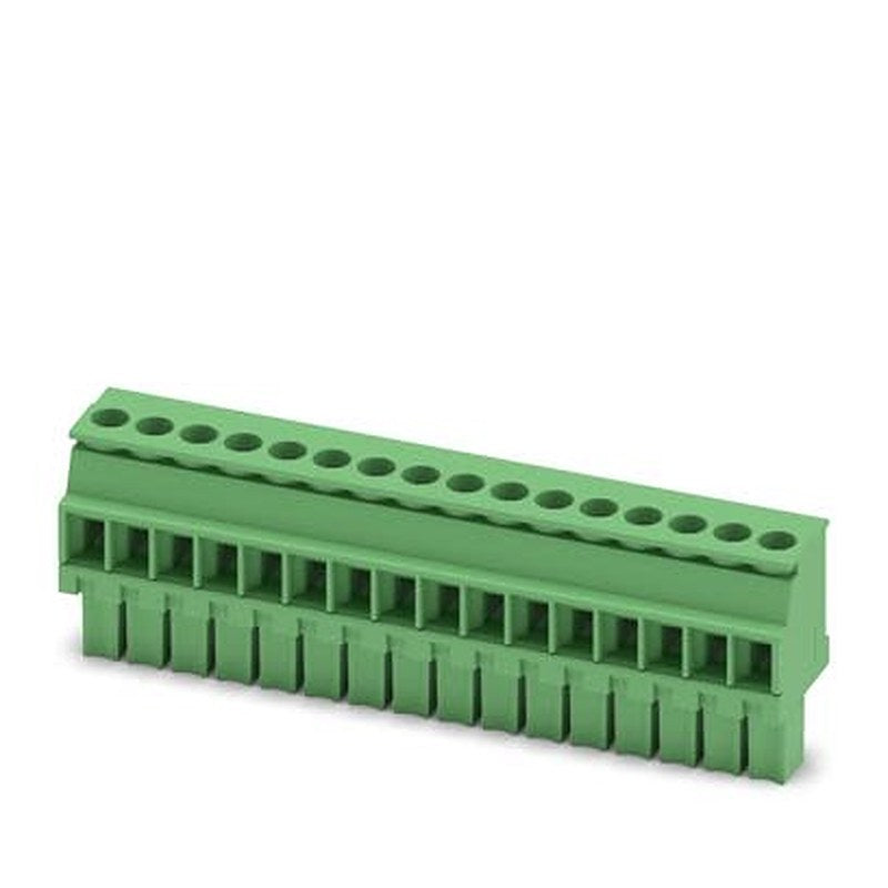 Phoenix Contact MCVW Series PCB Connector, 16-Contact, 3.5 mm Pitch, Push-in, 1 Row Screw
