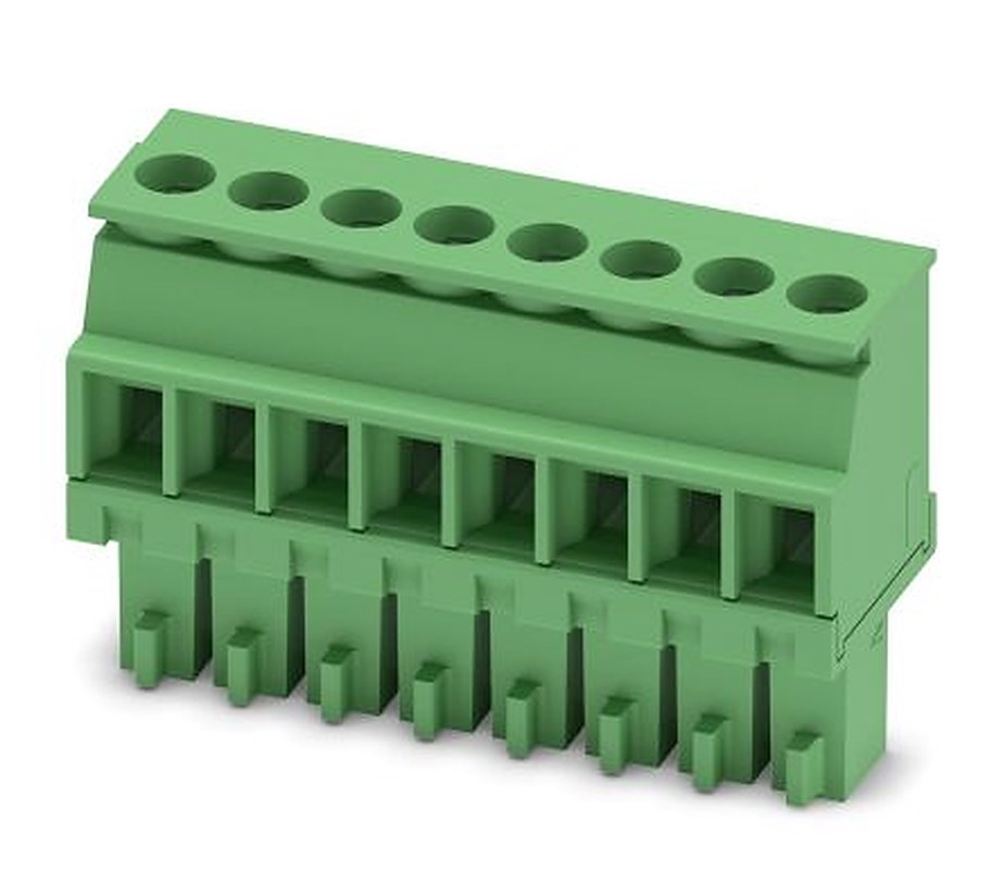 Phoenix Contact MCVR 1.5/8-ST-3.5 Series Pluggable Terminal Block, 8-Contact, 3.5 mm Pitch, 1 Row, 1863217