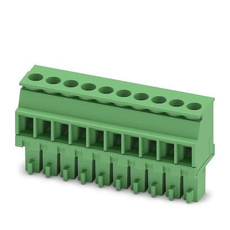 Phoenix Contact Pluggable Terminal Block, 10-Contact, 3.5 mm Pitch, 1 Row, 1863233
