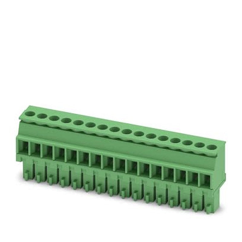 Phoenix Contact MCVR Series PCB Connector, 16-Contact, 3.5 mm Pitch, 1 Row Screw